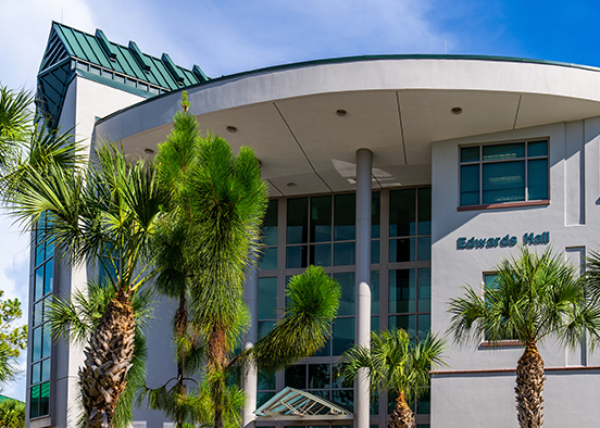 photos shows FGCU's Edwards Hall