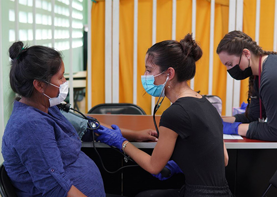 Photo shows FGCU Global Medical Brigade students