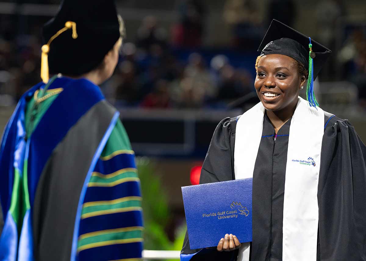 FGCU graduate Dominique Fatal